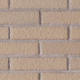 facade brick / solid / embossed / brown