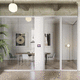 fixed partition / glass / aluminum / polycarbonate