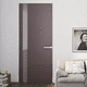 interior door / wooden / swing / contemporary