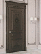 interior door / wooden / swing / classic
