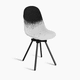 contemporary chair / plastic / polyethylene / metal base