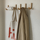 wall-mounted coat rack / contemporary / powder-coated steel