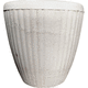 concrete plant pot / conical / home / white