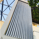 metal solar shading / aluminum / aluminium / for facade