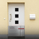 flood-prevention barrier / boom / anodized aluminum / for door