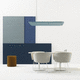 acoustic lamp / pendant / PET / contemporary