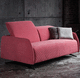 sofa bed / contemporary / fabric / with armrests
