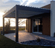 self-supporting pergola / wall-mounted / hanging / aluminum