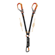 webbing fall arrest lanyard / double