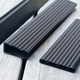 PVC profile / corner / tubular / for fencing