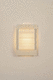 modern wall light / indoor / paper / lacquered steel