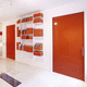 interior door / glass / pocket / swing