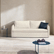 sofa bed / contemporary / fabric / with removable cushion