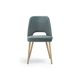 contemporary chair / indoor / steel / wooden