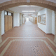 clay tile / smooth / indoor / living room