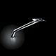 iron furniture leg / colorless