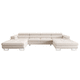 modular sofa / bed / semicircular / contemporary