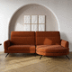 corner sofa / modern / fabric / polyurethane foam