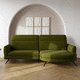 corner sofa / contemporary / living room / fabric