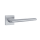 door handle / metal / leather / contemporary