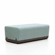 modular upholstered bench / contemporary / fabric / wooden