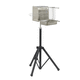 charcoal barbecue / wood-burning / transportable / stainless steel