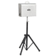 charcoal barbecue / wood-burning / transportable / stainless steel