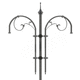 galvanized iron lamp post arm