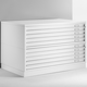 steel plan file cabinet / commercial / 10-drawer