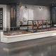 counter refrigerated display case / for commercial kitchen / for restaurant / for pastry shops