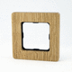wooden frame / lacquered wood / oak