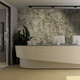 wall paneling / aluminum / matte / smooth