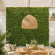 synthetic green wall / modular-panel / foliage / indoor