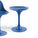 contemporary side table / plastic / round / home