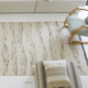 modern rug / abstract motif / wool / jute