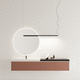 pendant lamp / aluminum / wooden / contemporary