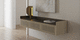 contemporary sideboard / oak / walnut / solid wood
