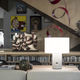 desk lamp / linen / contemporary / corded