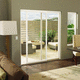 sliding patio door / fiberglass / double-glazed