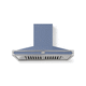 wall-mounted range hood / ducted / with built-in lighting / remote-controlled