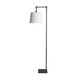 floor-standing lamp / brass / cotton / traditional