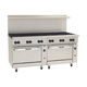 gas range cooker / commercial / 6 burner / 2 oven
