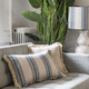 sofa cushion / for chair / rectangular / striped
