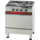 gas range cooker / commercial / inox / cast iron