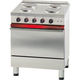 electric range cooker / commercial / stainless steel