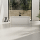 oval bathtub / free-standing / for homes / enameled metal