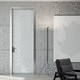 interior door / steel / anodized aluminum / swing