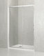 sliding shower screen / rectangular / tempered glass