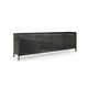 contemporary sideboard / aluminium / lacquered metal / wood