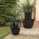 synthetic fiber plant pot / round